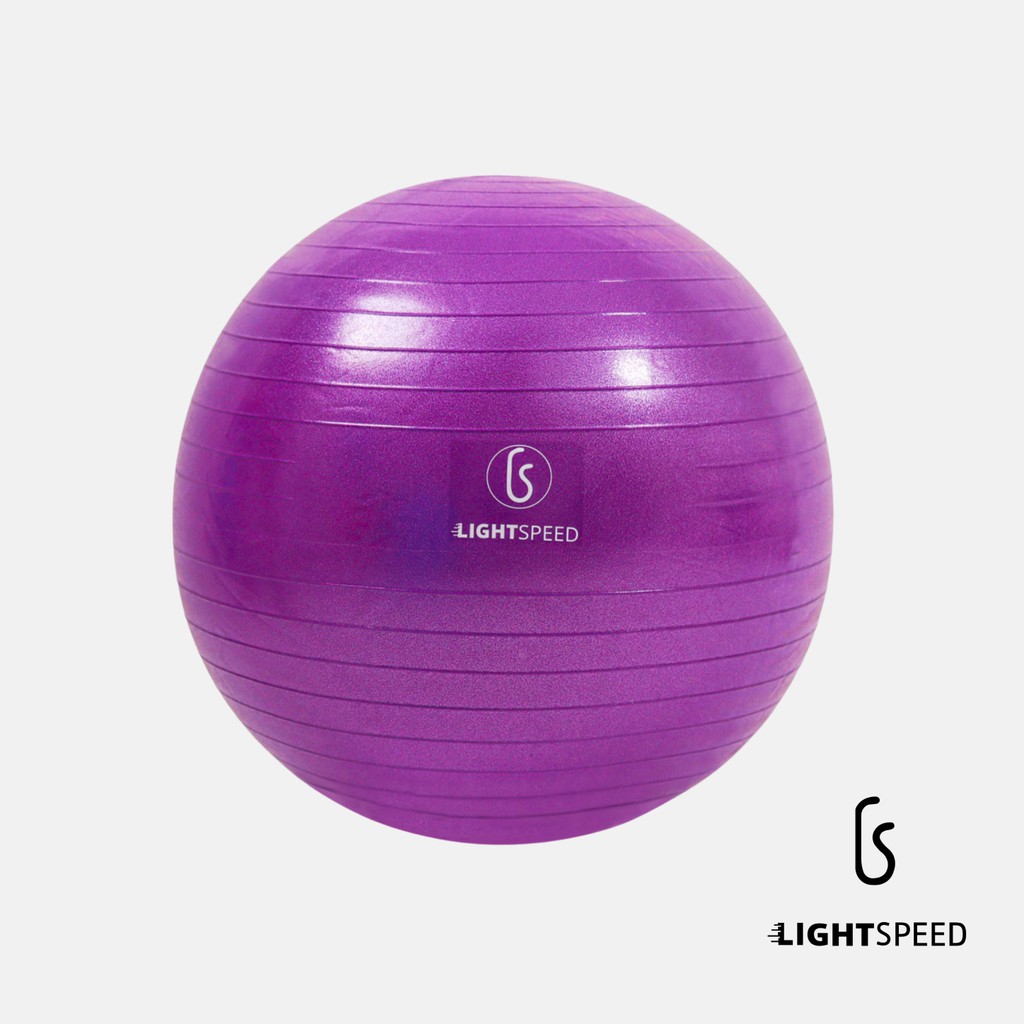 LIGHTSPEED Anti Burst Gym Ball (INCLUDE Hand Pump 75cm) / Bola Gym / Therapy Ball / Yoga Ball