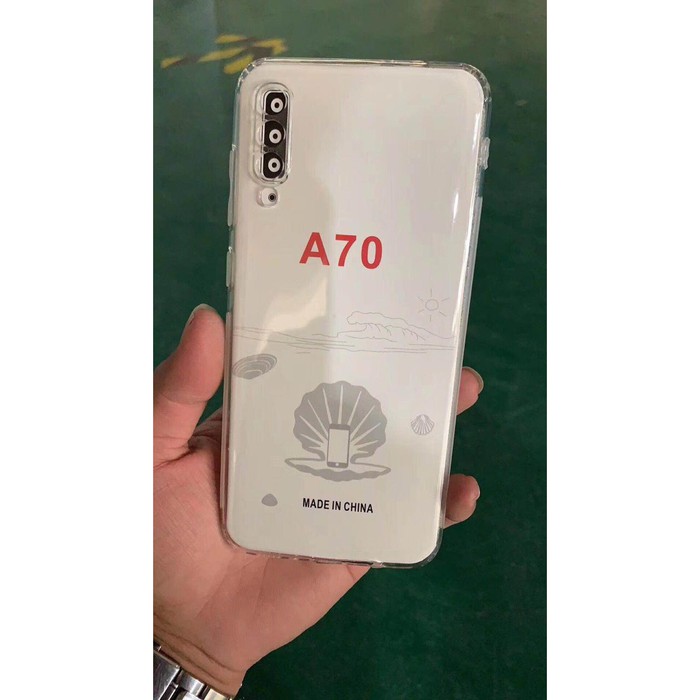 Airbag Soft Samsung A70 clear case casing cover transparan