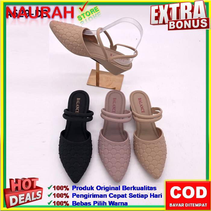 SENDAL BALANCE A629 D3 ORIGINAL WEDGES 5 Cm SLOP TALI JELLY IMPORT LENTUR DISKON PROMO MURAH