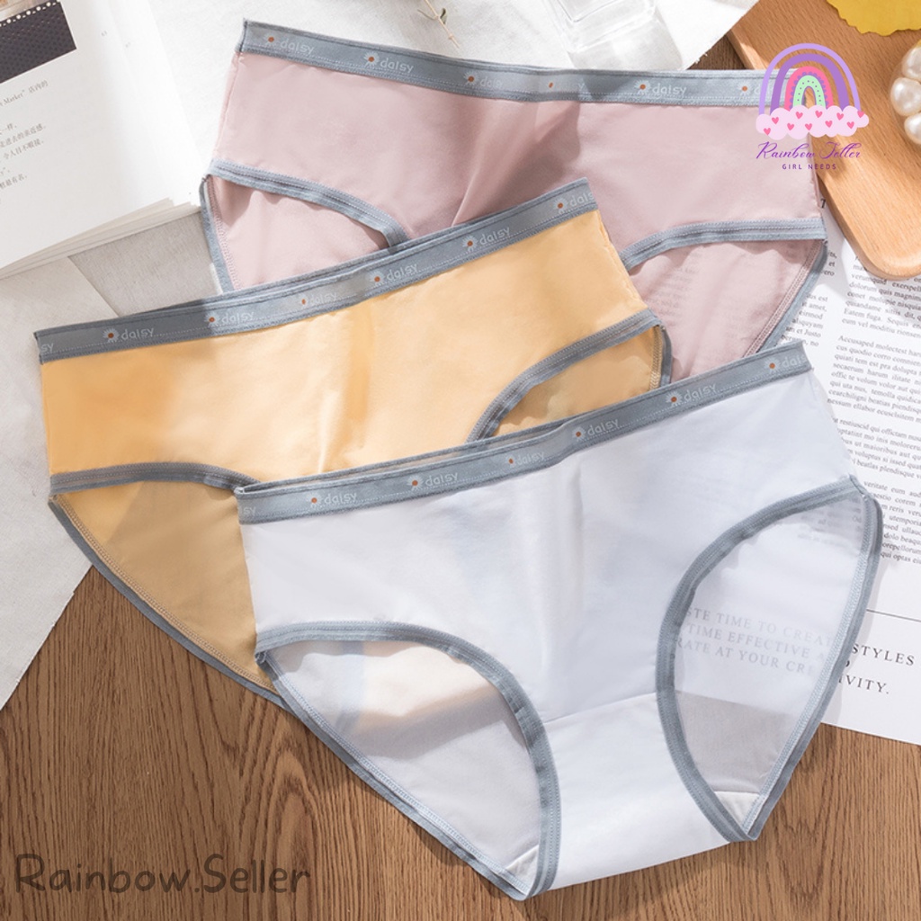 ✨Rainbow.Seller✨ CELANA DALAM WANITA SEXY /TEMBUS CAHAYA CD CEWEK UNDERWEAR CANTIK KOLOR KUALITAS PR