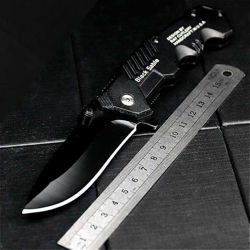 (BISA COD) RVOSTR PEGASI Pisau Lipat Tactical Folding Knife Survival Camping EDC SR-ZDD1