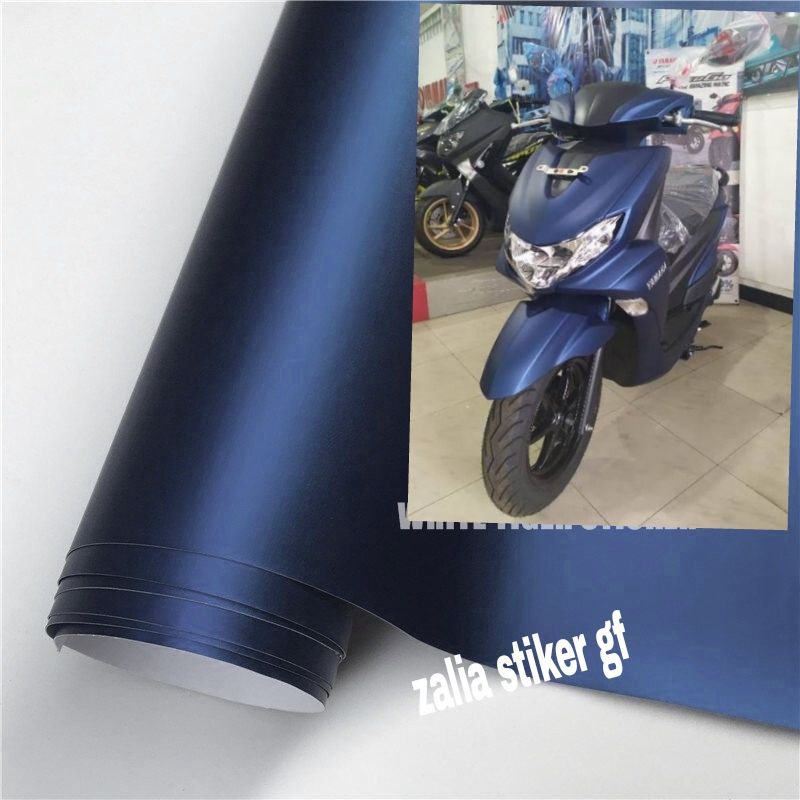 Stiker Skotlet Biru navy metalik dof stiker motor/mobil biru navy dof