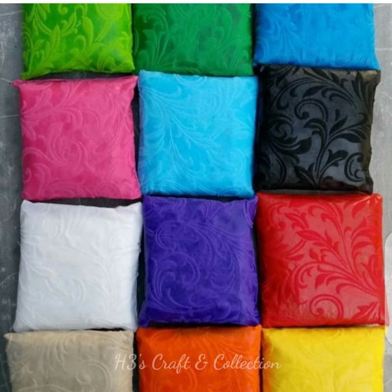 Spunbond Emboss Warna per 1/2 meter / Kain Spunbond / Kain Kertas