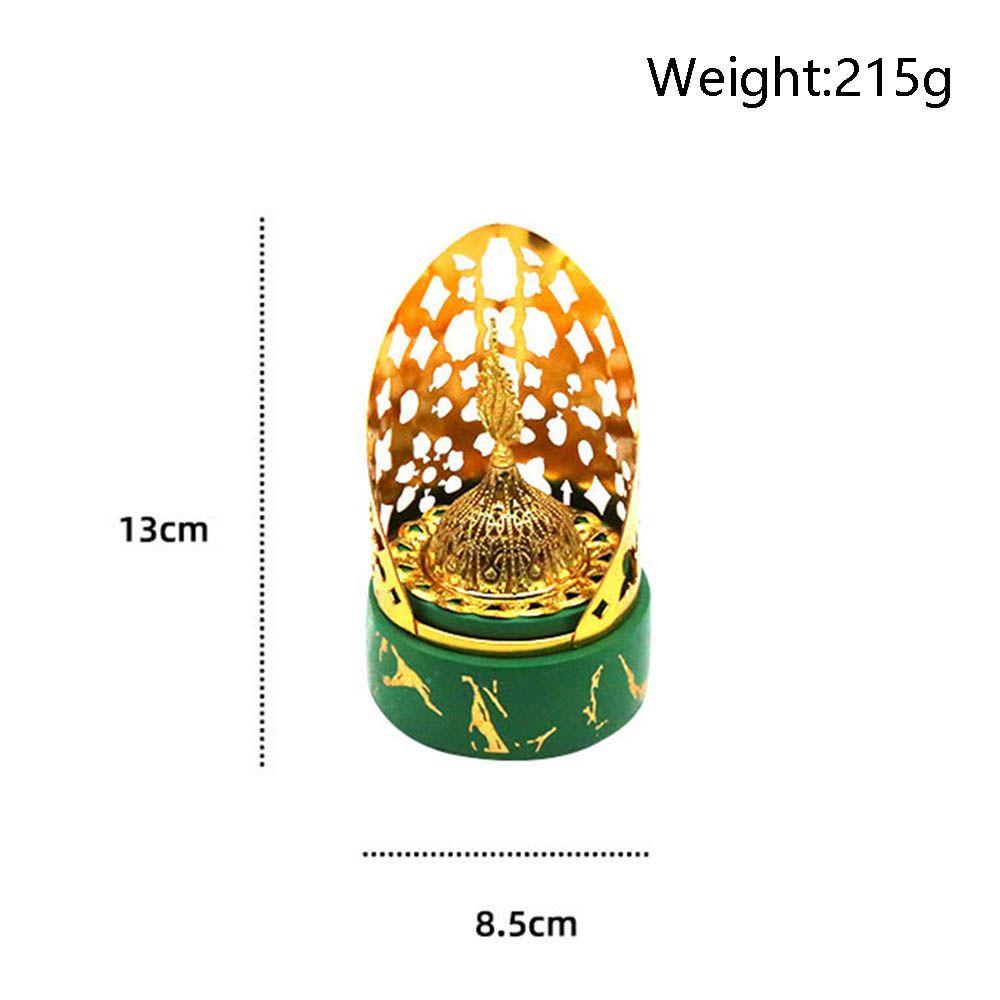 Populer Tempat Pembakar Dupa Logam Portable Vintage Gaya Arab Dekorasi Rumah Tungku Aromaterapi Golden Censer Holder