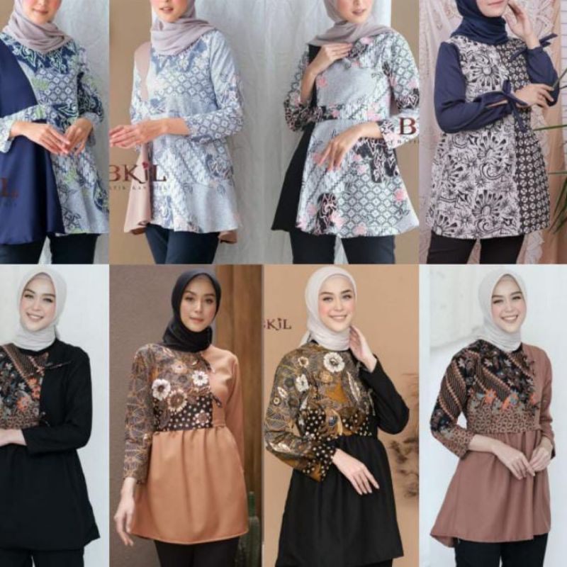 BAJU BATIK WANITA MODERN MONALISA GENES M,L,XL,XXL