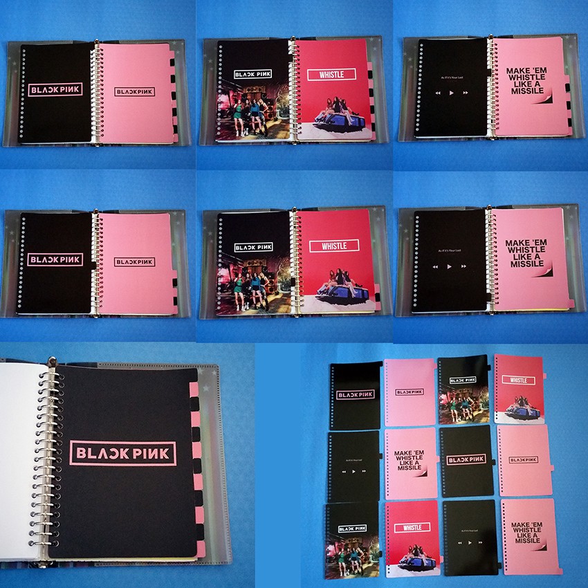 

Pembatas Binder Organizer Black Pink 1 Set Isi 12 Lembar Laminasi Glossy Murah