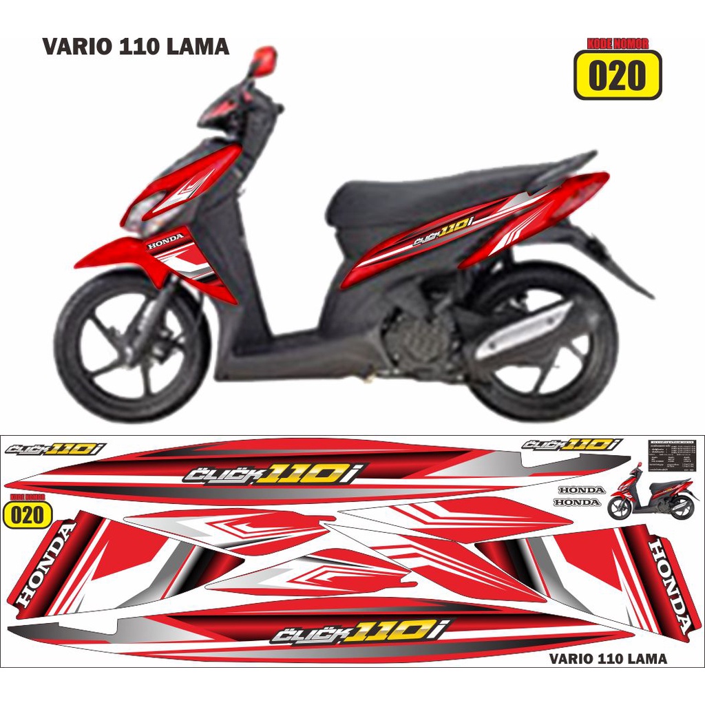Stiker Striping Vario 110 lama