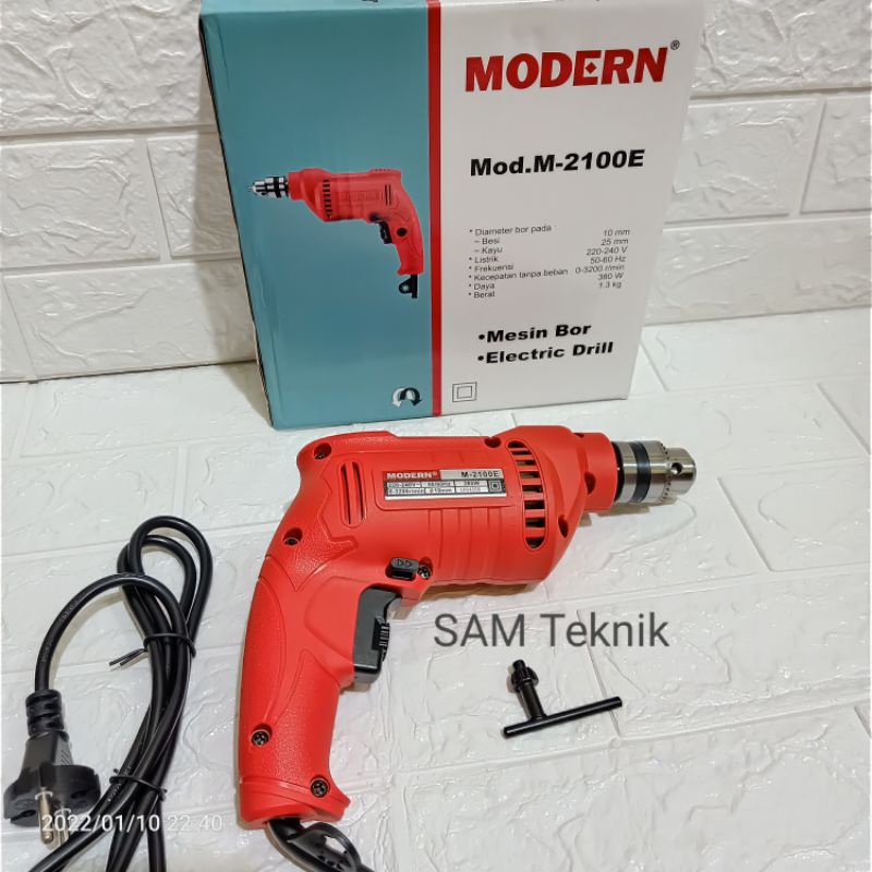 Bor Modern M-2100E 10mm bolak-balik Banjarmasin