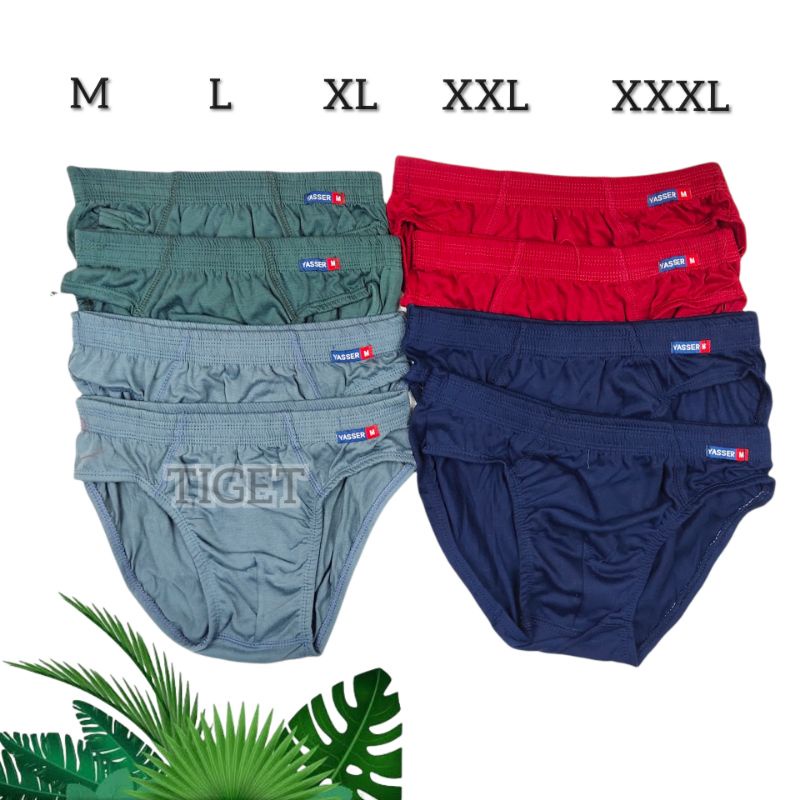Celana Dalam Daleman Sempak Pria Cowok Obaja Karet Kerut Dewasa Remaja Bahan Katun Adem Lembut Big Size Jumbo M L XL XXL XXXL 3L 4L Murah