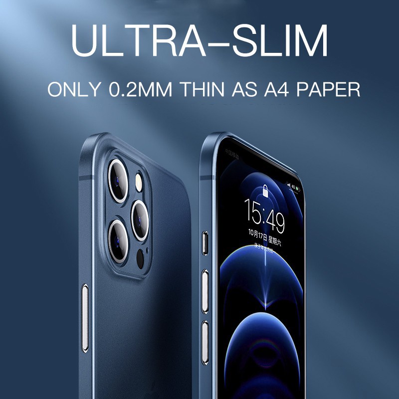 Ultra Thin Case Slim For iPhone 11 12 13 Mini Pro Promax X XS XR XSMAX 7+ 8+ 7 8 6+ 6S/6G