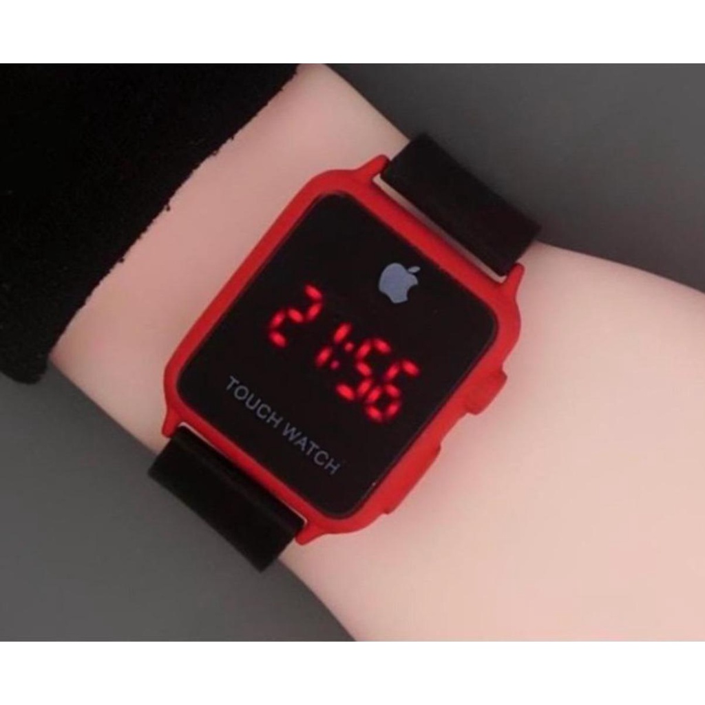 PA JAM TANGAN  WATCH  RUBBER IMPORT TOUCH SCREEN LED LCD CASE WARNA AP015