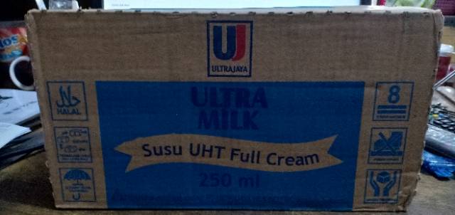 Susu Ultra Milk 250ml 24pcs/Dus