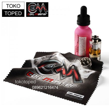 Authentic Coil Master Vape Polishing Cloth | kain rda rba rdta vapor