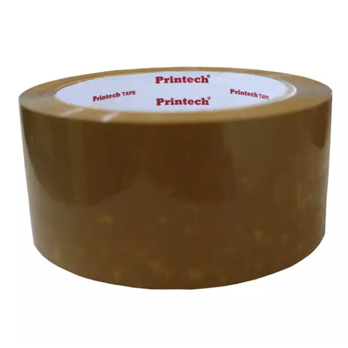 Printech Tape Lakban OPP Coklat 2 Inch x 48mm 100 Yard