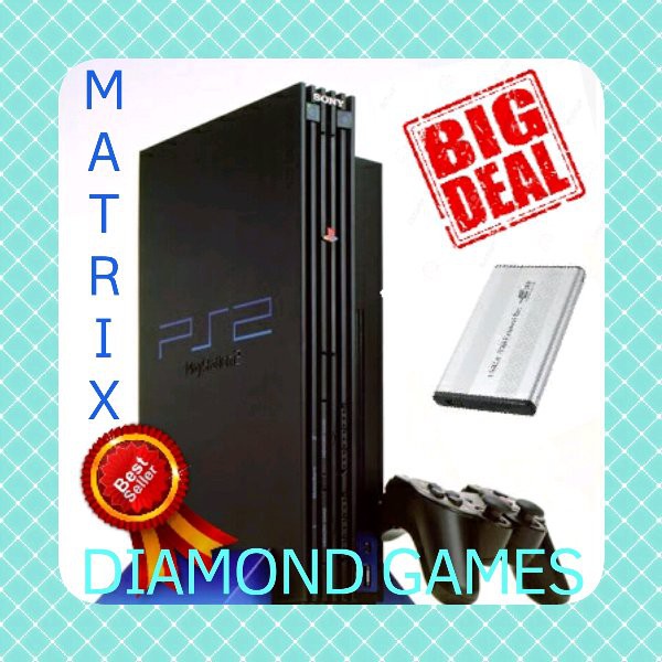 Paling Murah       ps2. ps 2. playstation2. playstation 2. matrix modbo 5 hardisk esternal 60gb