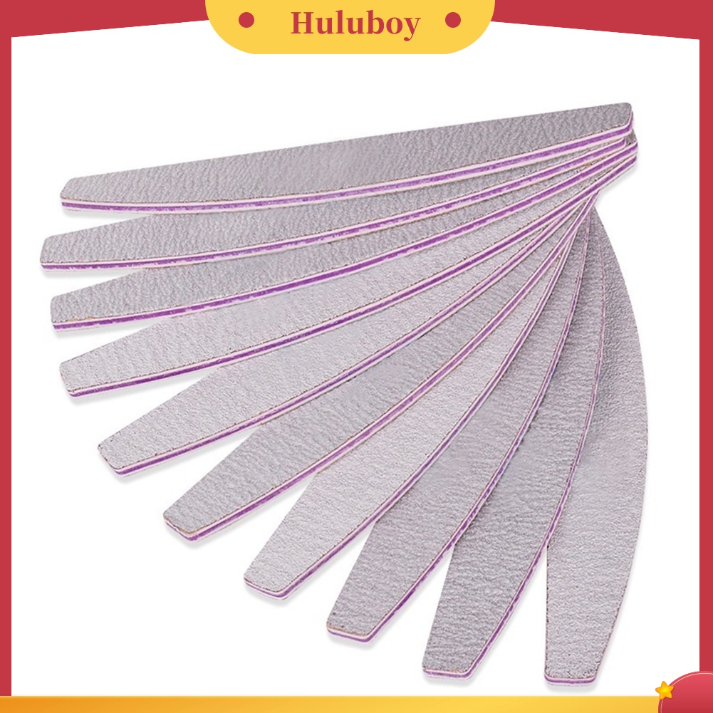Huluboy Huluboy♡ 5pcs Kikir Kuku 100 / 180 Untuk Manicure