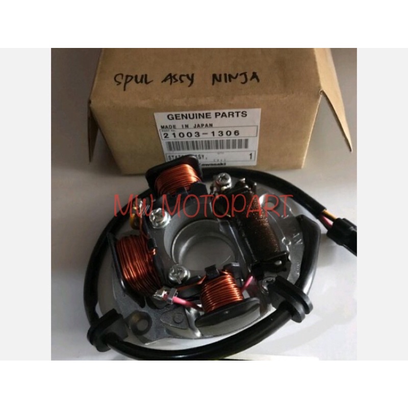 stator assy spul pengapian AC ninja r kis original kawasaki