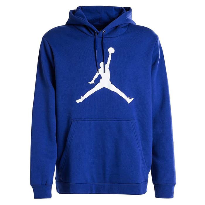 JAKET HOODIE JUMPER JUMPMAN AIR JORDAN BIG SIZE MURAH TERBARU - Biru, M