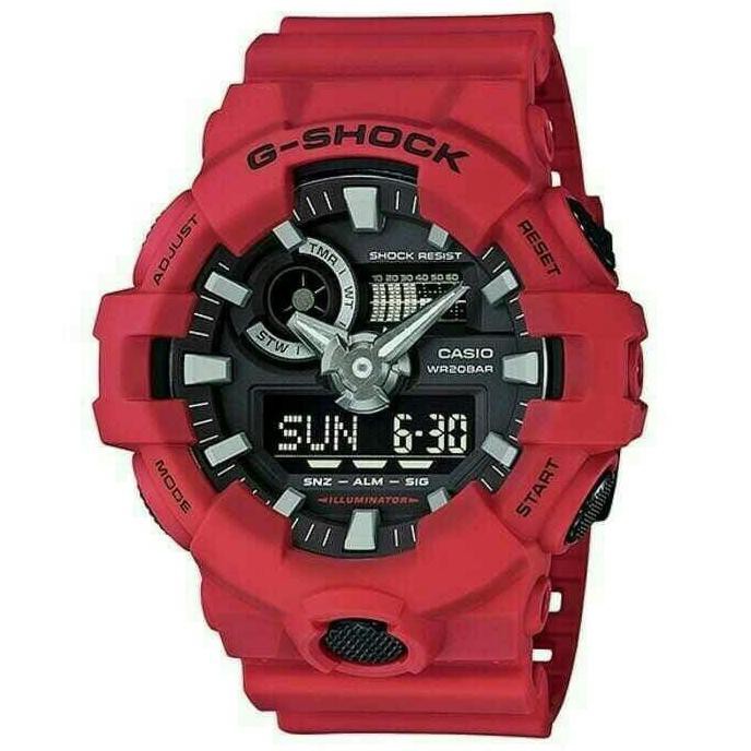New Jam Tangan Casio G-Shock Ga 700 / Ga-700 Original Resmi - Putih Terbaru