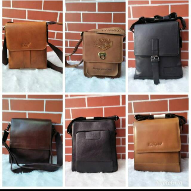 Tas kickers kulit asli