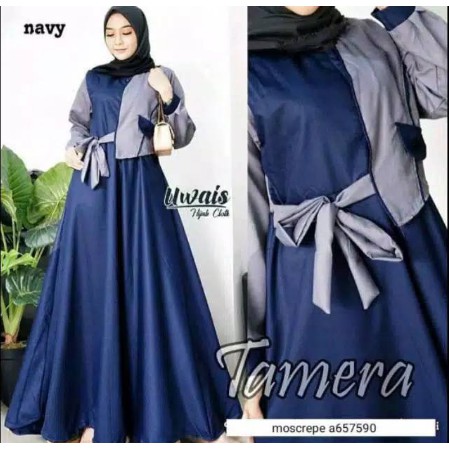 Baju Gamis Muslim Terbaru 2021 2020 Model Baju Pesta Wanita kekinian kondangan Kekinian gaun remaja