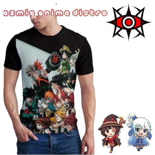 kaos Printing Anime Boku No Hero Academia