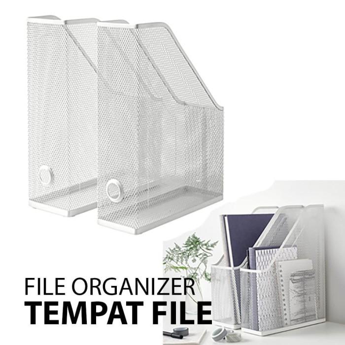 

Box File Tempat Majalah Organizer Baja Set Isi 2 Dokument