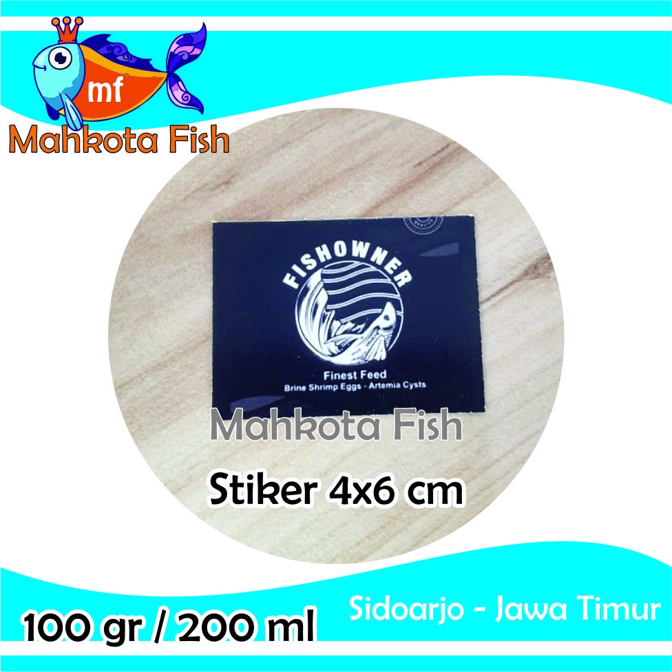 Botol Fish Owner | Botol Repack 100 gr / 200 ml Fish Owner | Fish Owner