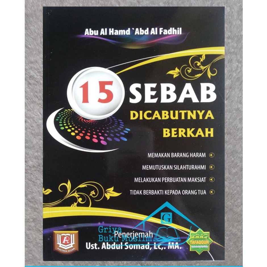 Buku 15 Sebab Dicabutnya Berkah