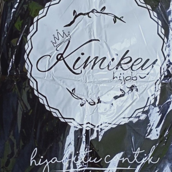 Jilbab Instan Pad Soraya By Kimikey-HITAM