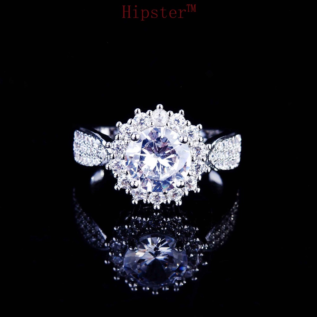 Exquisite Moissanite Ring Fashion Accessories for Women