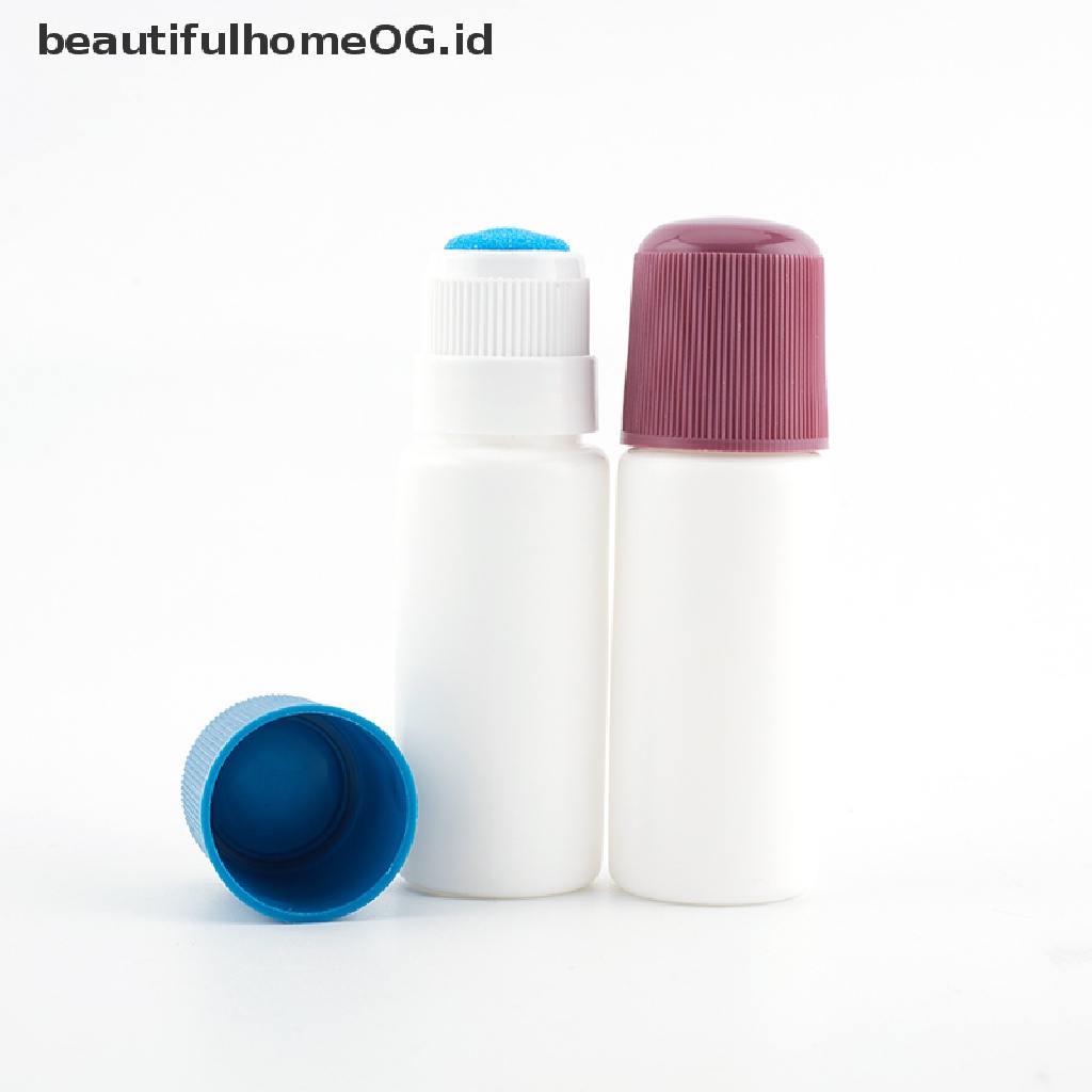 Botol Obat Cair 30ML Dengan Kepala Spons Biru