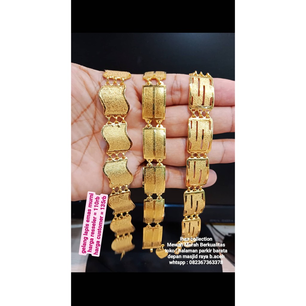 Gelang lapis pasir emas khas Aceh