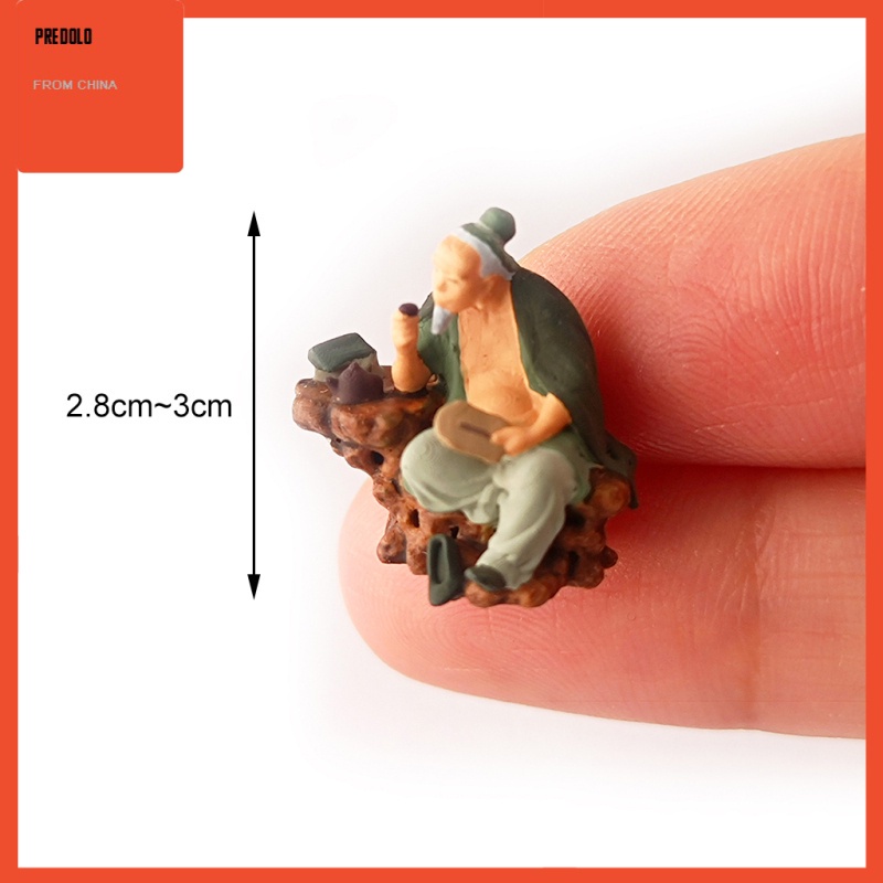 [In Stock] Miniature 1/64 Painted Ancient Figures Scene Railway Decoration Children Toy