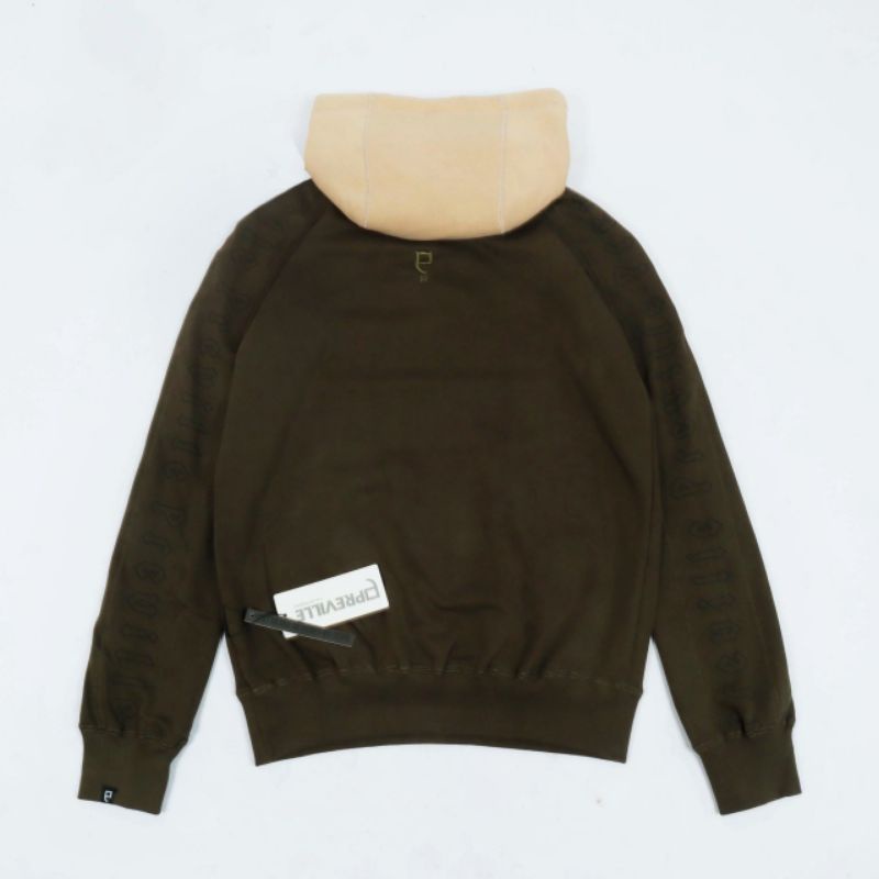 SWEATER HOODIE ORIGINAL PREVILLE SIDEHAND COMBI ARMY AUTHENTIC (BESTSELLER)