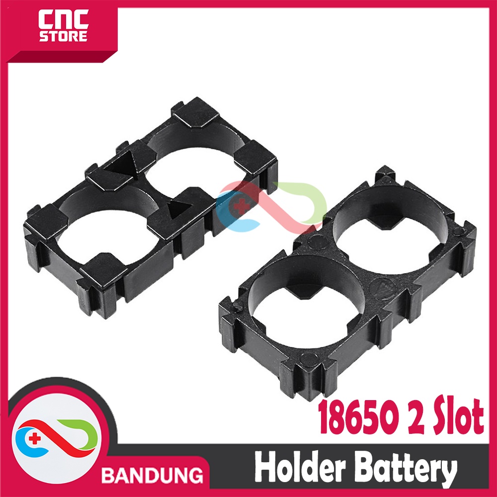 HOLDER BRACKET BATTERY BRACKET SAMBUNGAN BATERAI 18650 2 SLOT