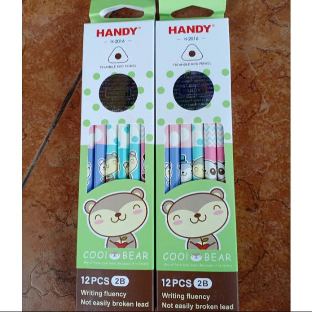 

(85gr) 1pak pensil kayu serut handy 2b