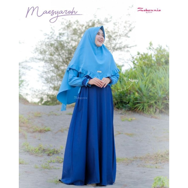 GAMIS MAESYAROH SATU SET HIJAB •  ZABANNIA