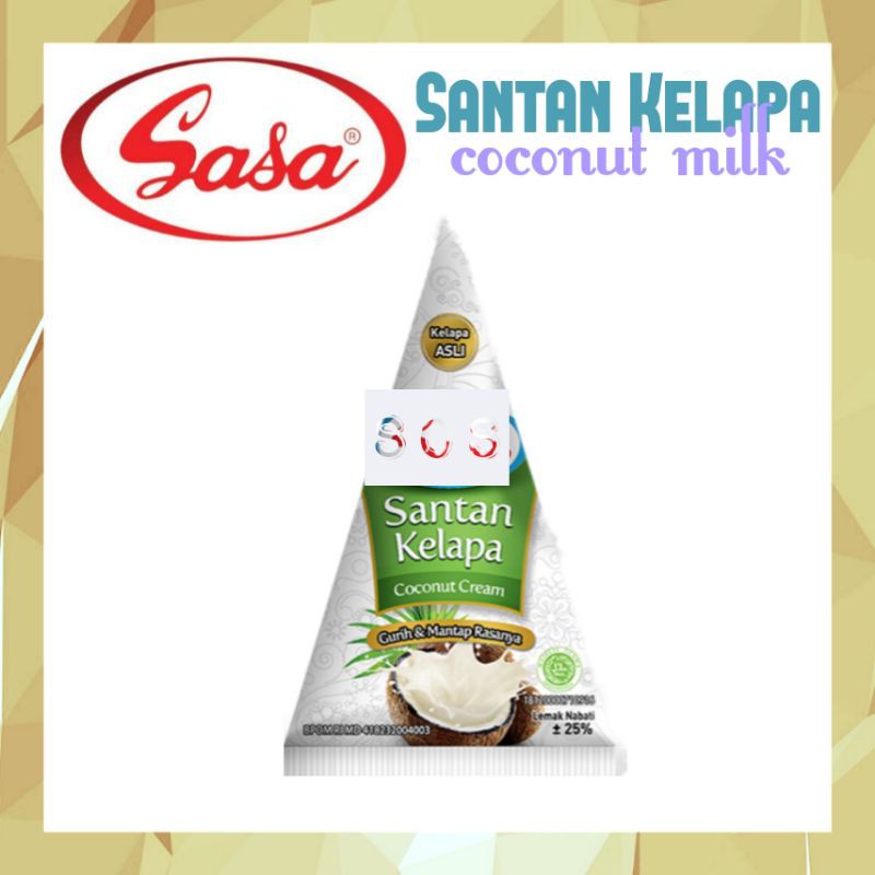 

《OS3》 Sasa Santan Kelapa Coconut Milk | Cream 65 mL