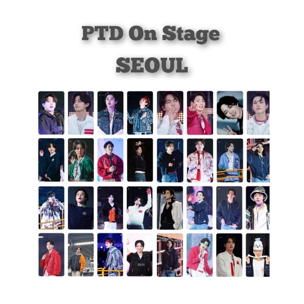 PC PHOTOCARD PTD ON STAGE SEOUL BTS TAEHYUNG JUNGKOOK JIMIN SUGA