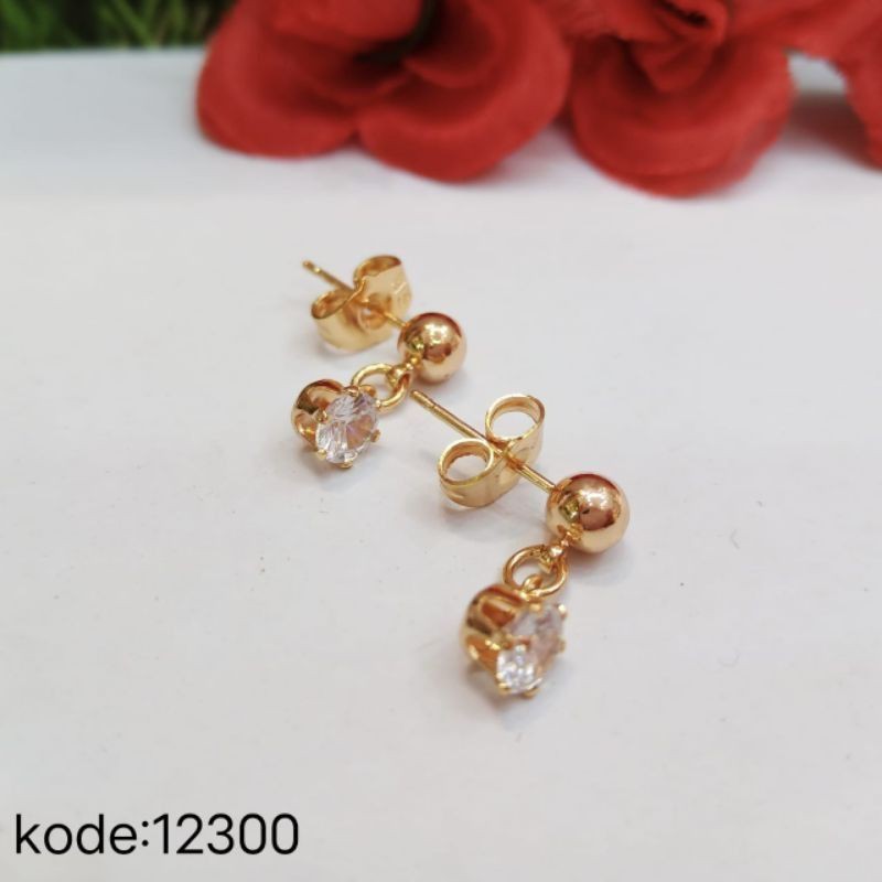 Queen * anting giwang permata satu