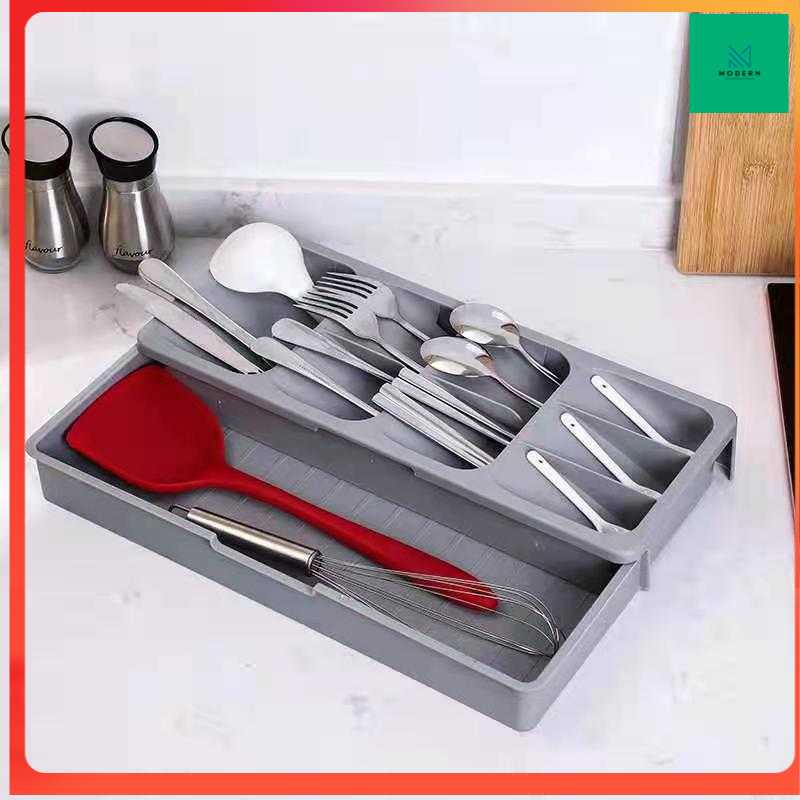 TD-DA ANHICHEF Rak Organizer Dapur Tempat Sendok Garpu Tableware - PP24