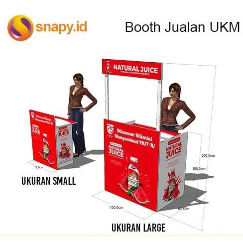 Snapy - Booth Jualan Dagang Ukm Gerobak Stand Makanan Murah