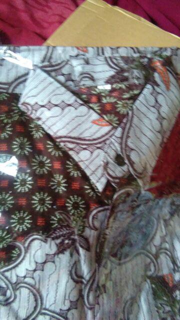 Hot Item Kemeja Hem Batik Pria Pekalongan Terfavorit Lengan Pendek Size M L Xl