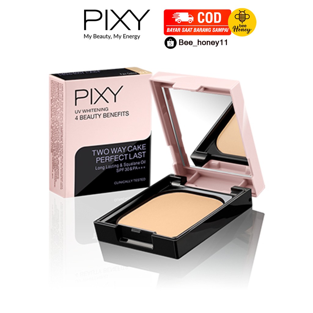 Pixy UV Whitening 4BB Two Way Cake Perfect Last 9gr