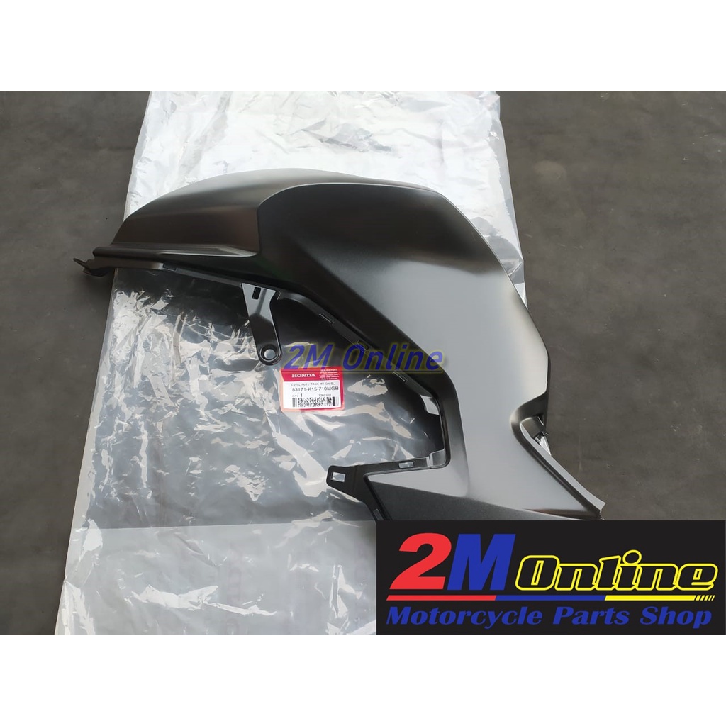 83171K15710MGB Cover Tangki CB150R 2021 USD Kiri Hitam Doff Ori AHM