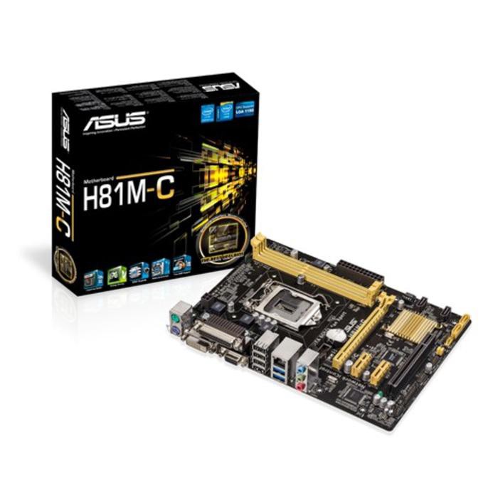 BEST SELLER MOTHERBOARD ASUS H81M-C SOCKET 1150