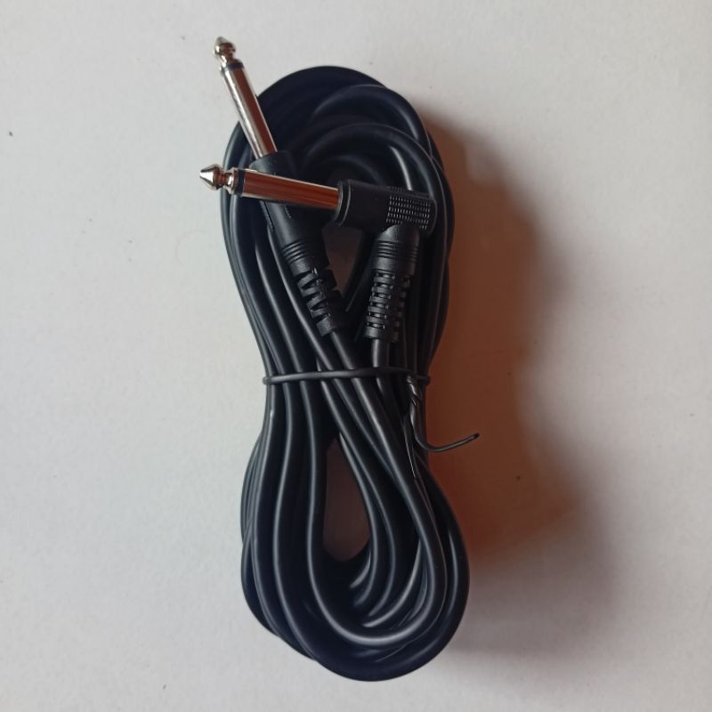 kabel jeck/jek gitar/guitar bass 5 meter akustik/elektrik