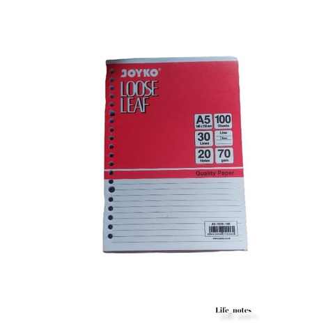 

Kertas Isi Binder A5 - 50 sheets