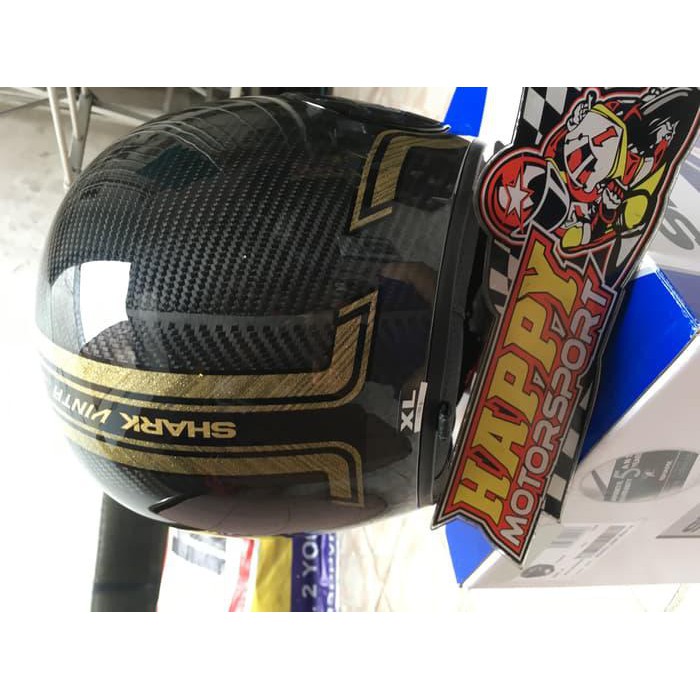 HELM FULLFACE MASK+ANTIFOGVISOR SHARK SDRAX VINTA CARBON M L XL FRANCE